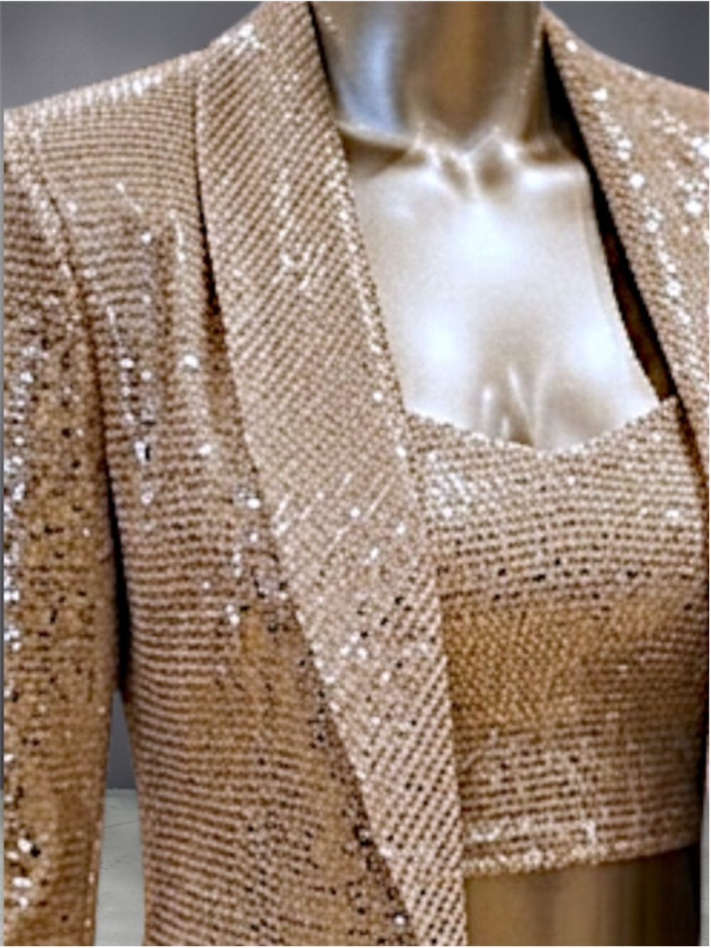 Gibiu USA Gold Radiant Luxe Sequin 3-Piece Set - Picture 4 of 12